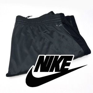 Nike Men's Cash Pant 586224-063 Dark Gray Black Stripes Size 4XL‎ Zippers Mesh